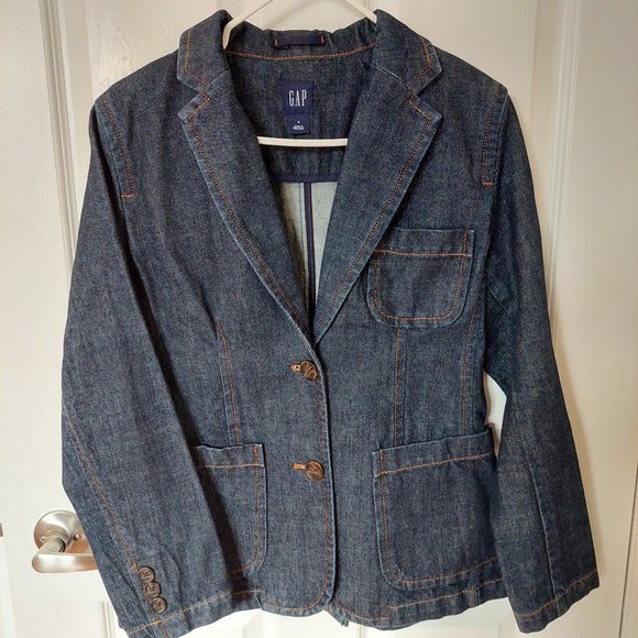 GAP Dark Blue Jean Jacket - Picture 2 of 11